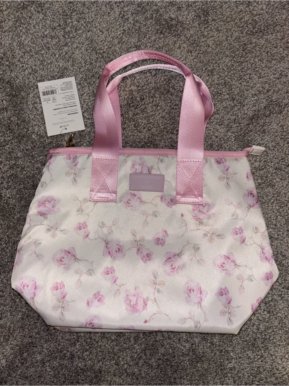 Loveshackfancy X Yoobi insulated bag